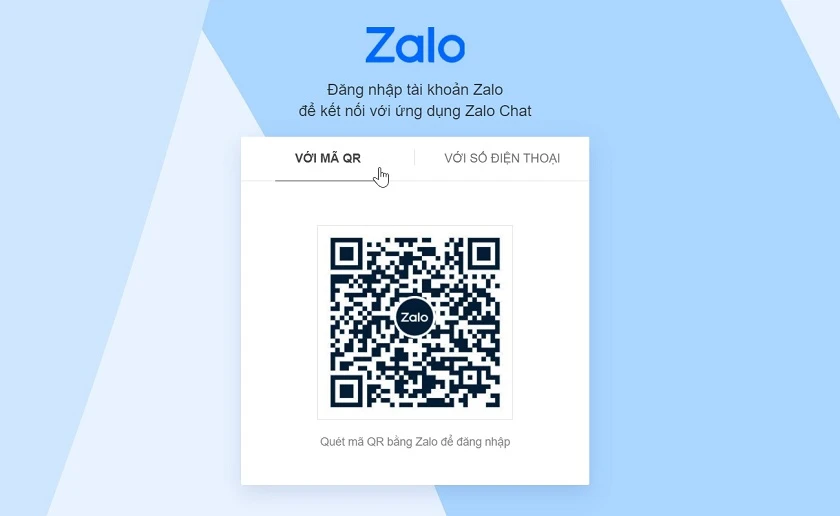 Đăng nhập Zalo bằng mã QR