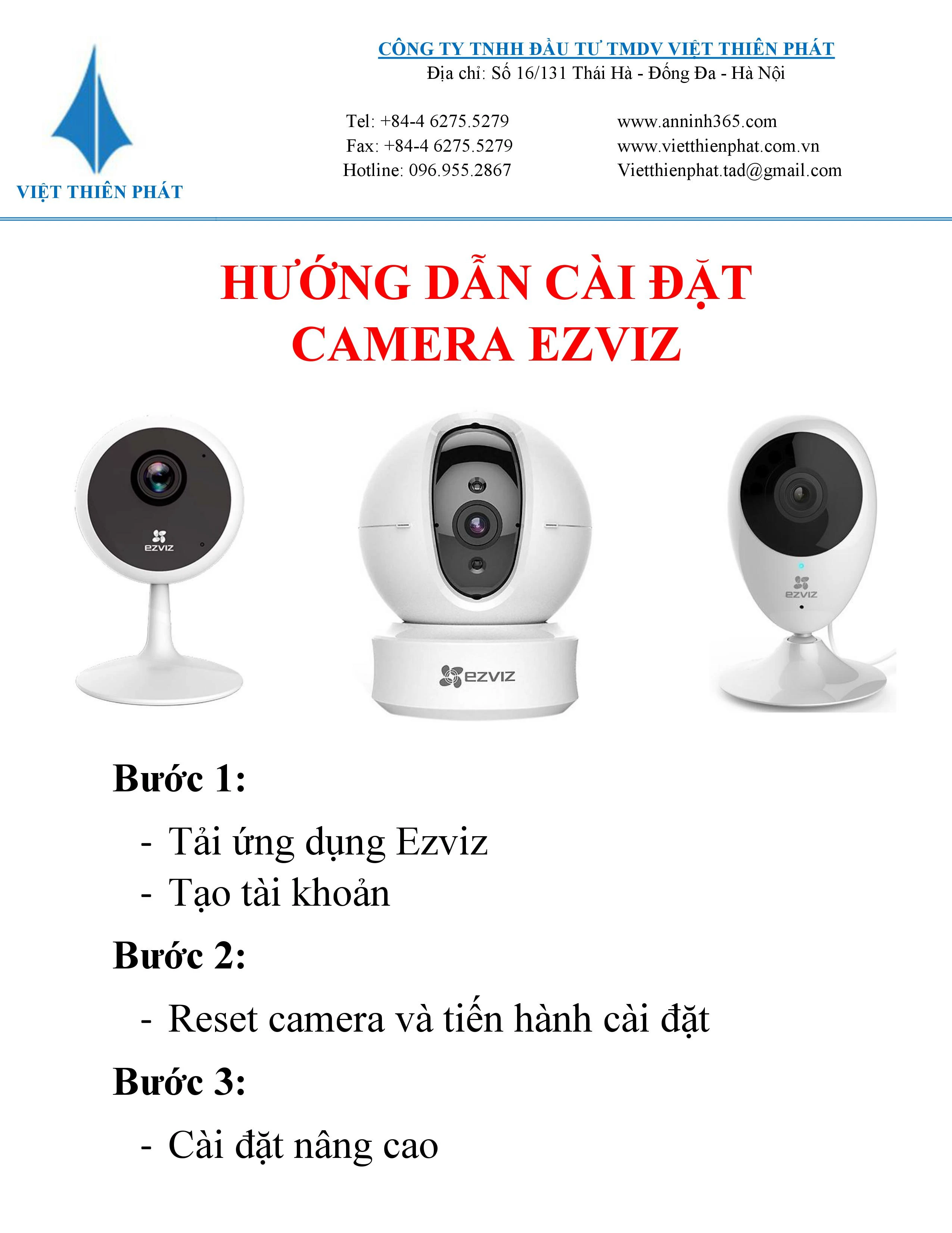 Thiết lập camera
