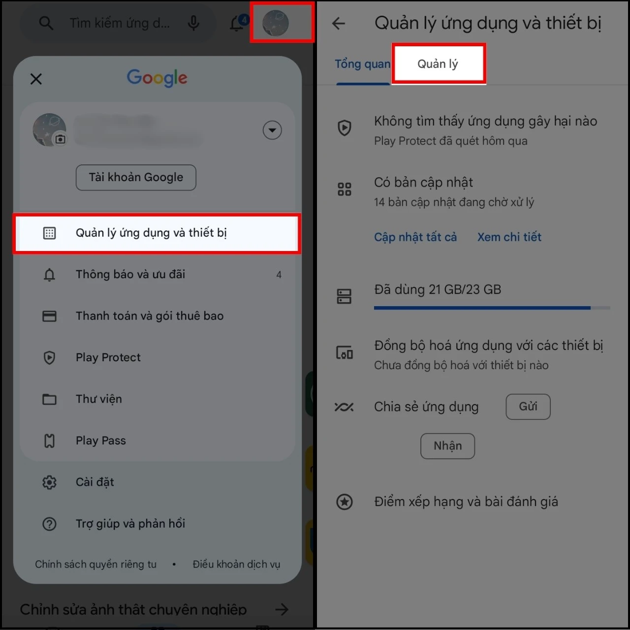 Khôi phục ứng dụng đã xóa trên Android
