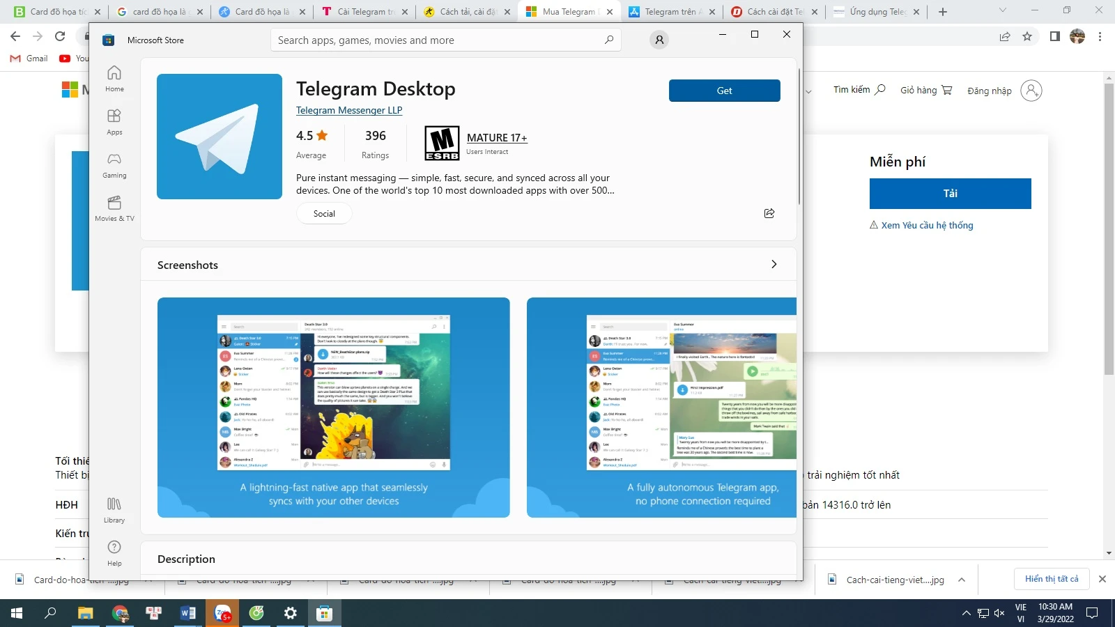 Tải Telegram cho máy tính