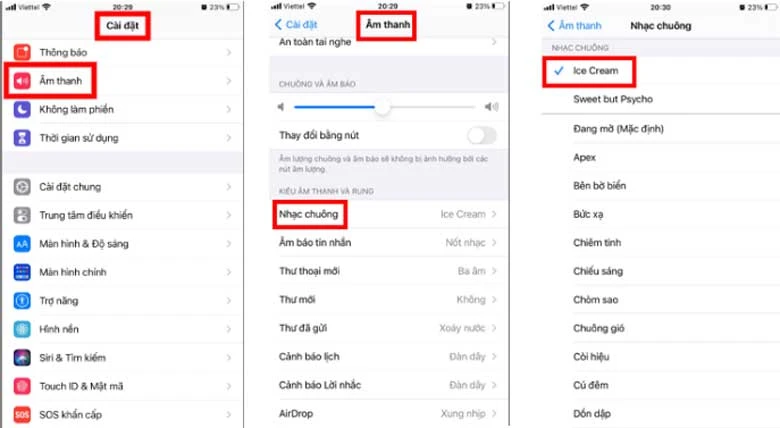 Cách cài nhạc chuông cho điện thoại