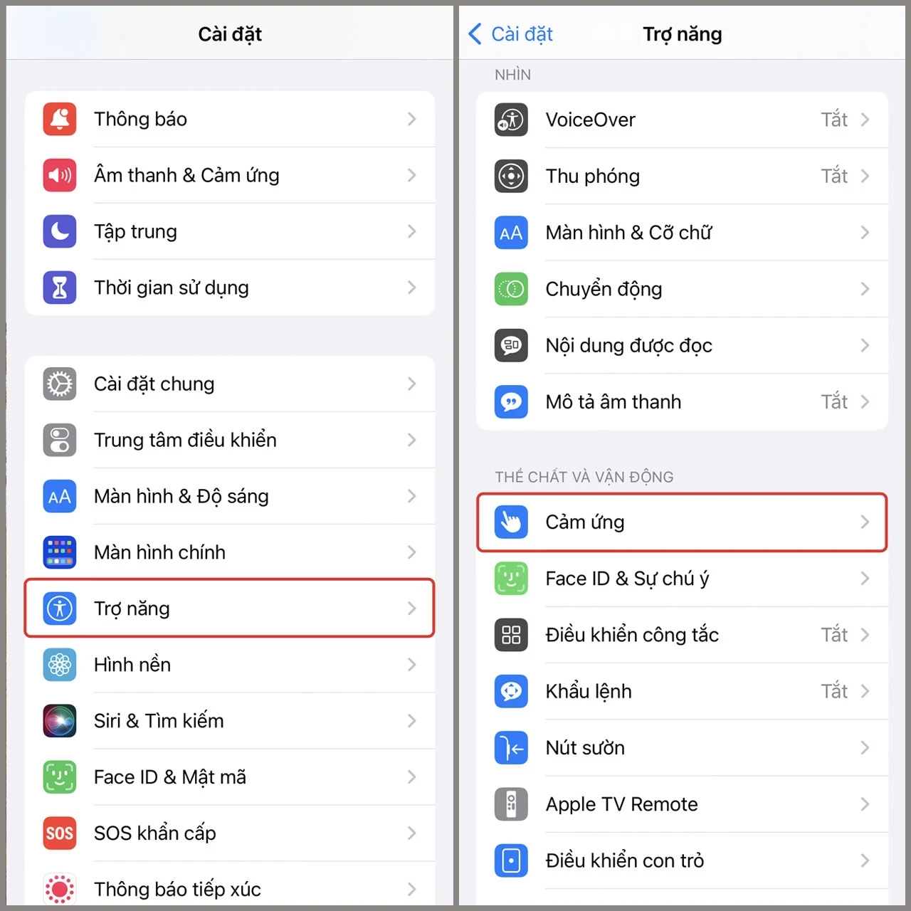 Chụp màn hình iPhone
