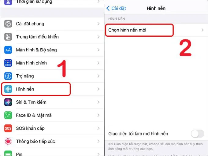 Hướng dẫn cài đặt hình nền trên iPhone