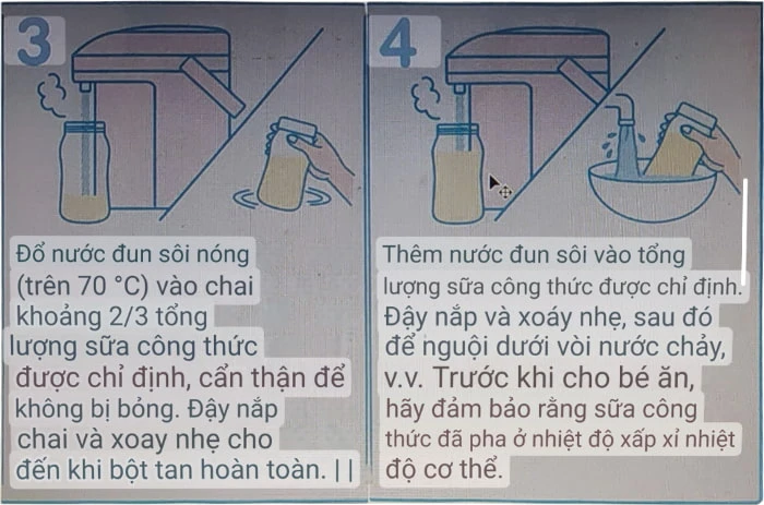 Hướng dẫn cách pha Sữa Meiji Infant Formula 800g nhập khẩu, 0-1 tuổi