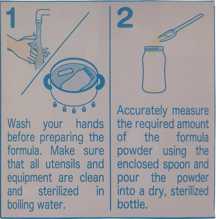 Hướng dẫn cách pha Sữa Meiji Infant Formula 800g nhập khẩu, 0-1 tuổi