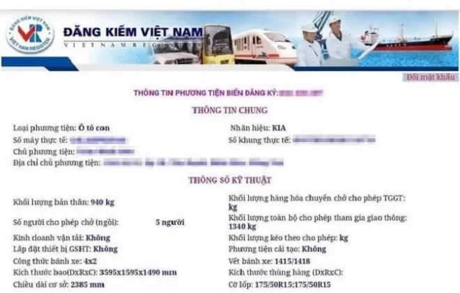 Hướng dẫn tra biển số xe máy qua Cục Đăng kiểm Việt Nam