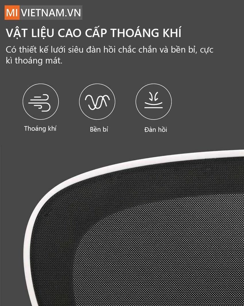 Ghế công thái học Xiaomiyoupin Hbada HDNY163