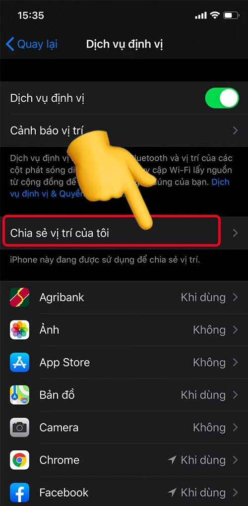 Hướng dẫn bật định vị cho điện thoại iPhone đơn giản nhất