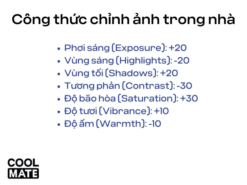 15 công thức chỉnh ảnh trên Iphone không cần app cực đơn giản