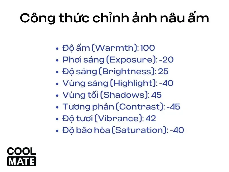 15 công thức chỉnh ảnh trên Iphone không cần app cực đơn giản