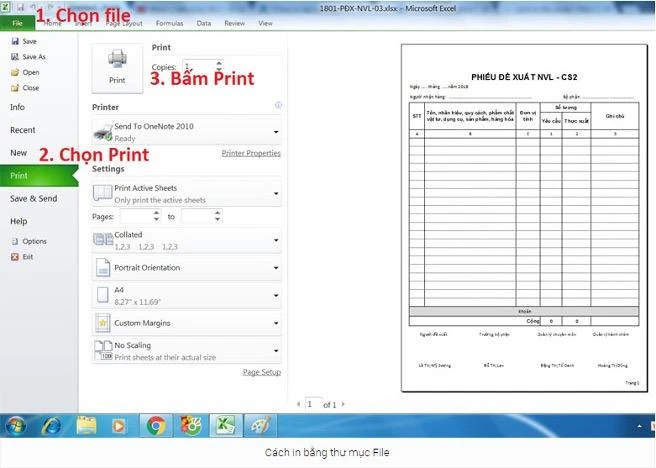 Hướng dẫn Cách in trên máy tính Win 7/10/11 (in 1 mặt, 2 mặt)