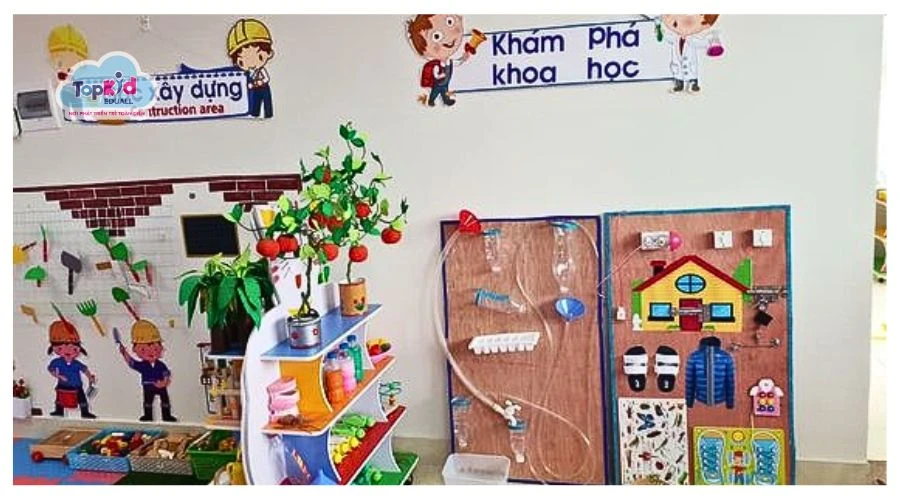 10 Ý tưởng trang trí góc STEAM mầm non độc đáo, ấn tượng