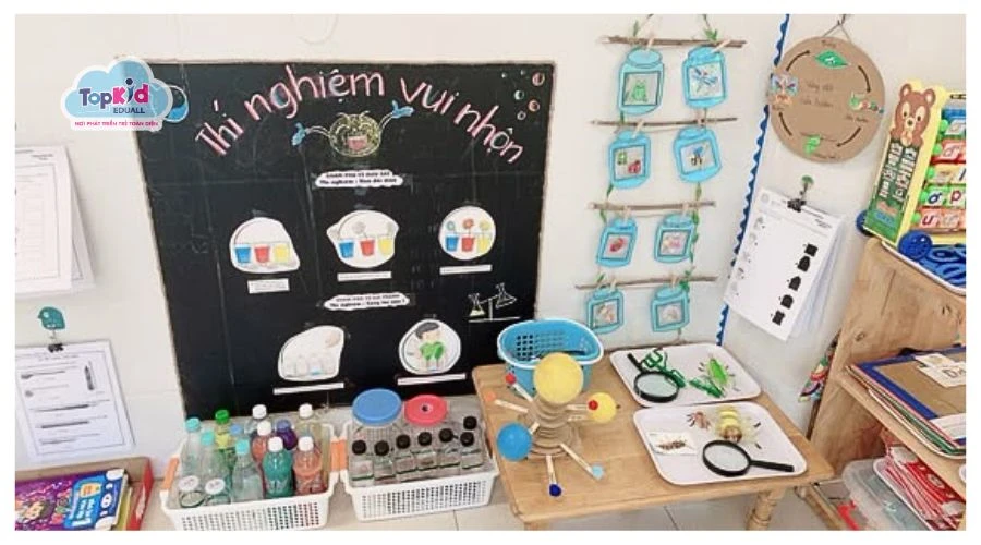 10 Ý tưởng trang trí góc STEAM mầm non độc đáo, ấn tượng