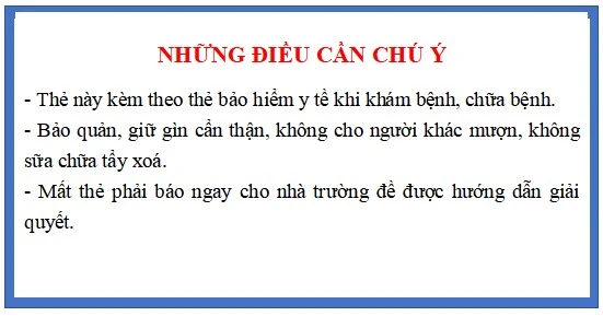 Mẫu thẻ học sinh 2024