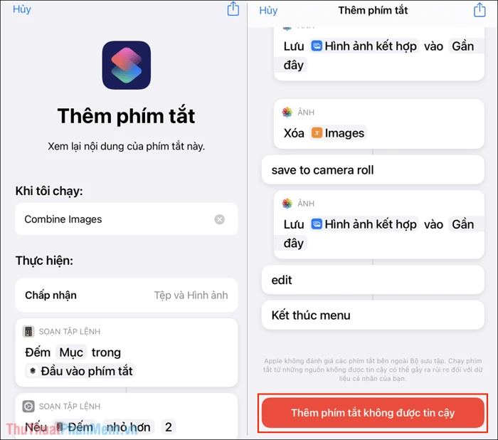 Bí quyết ghép ảnh trực tiếp trên iPhone, iPad không cần ứng dụng
