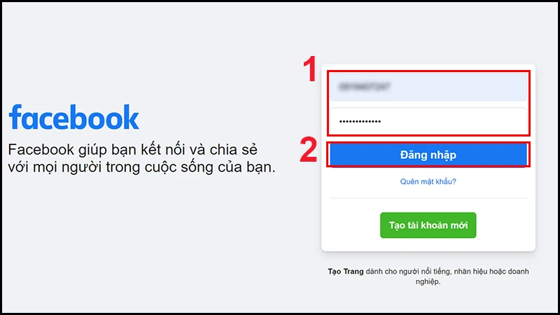 Cách đăng nhập Facebook trên máy tính, điện thoại siêu đơn giản - Thegioididong.com