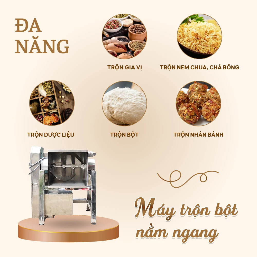 Máy trộn bột ngang 10kg