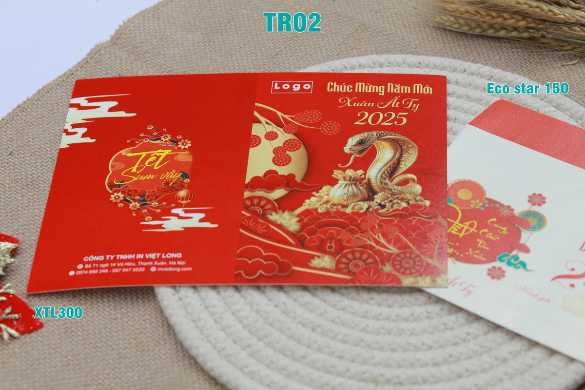 Thiệp chúc Tết: Gửi gắm lời chúc từ trái tim