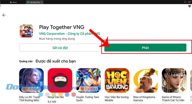 Hướng dẫn tải và cài đặt Play Together VNG trên PC