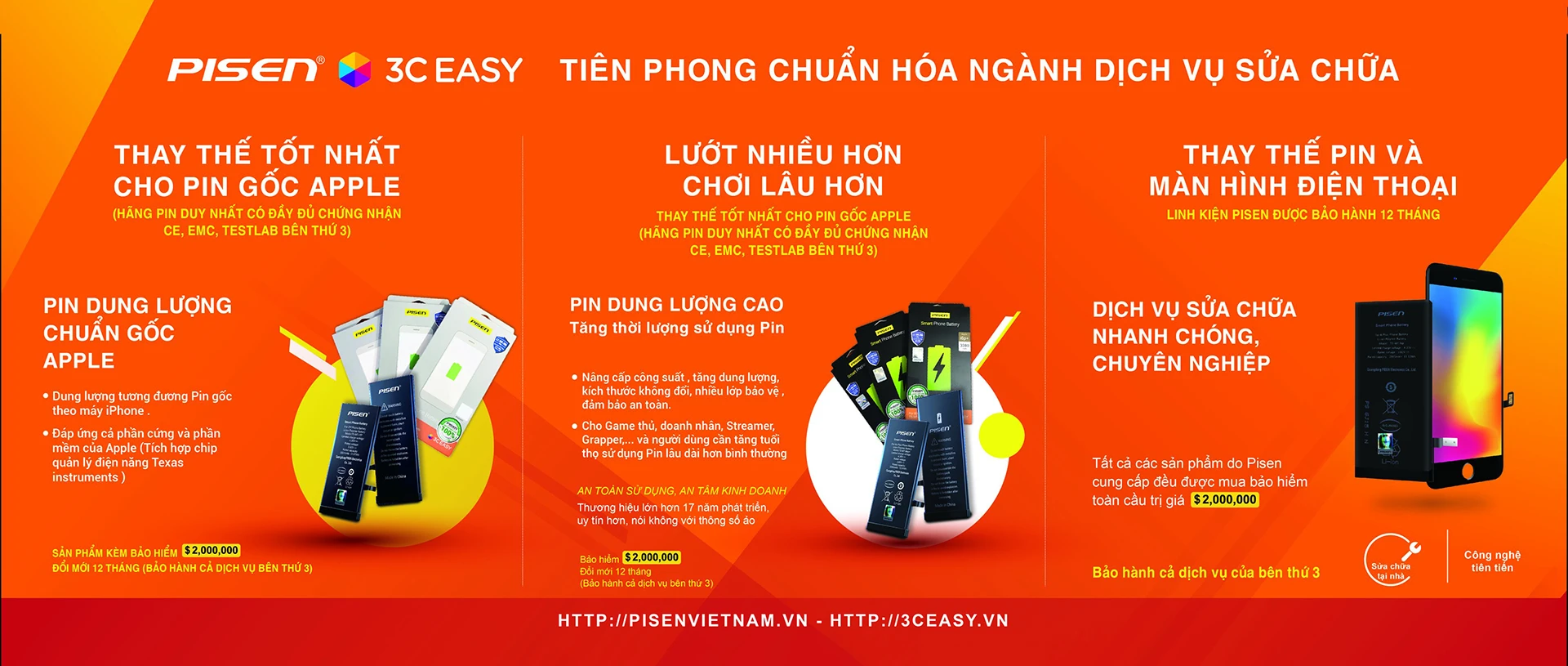 Pin iPhone i12 - Pin Rồng siêu dung lượng - 3310mAh (PISEN Dragon )